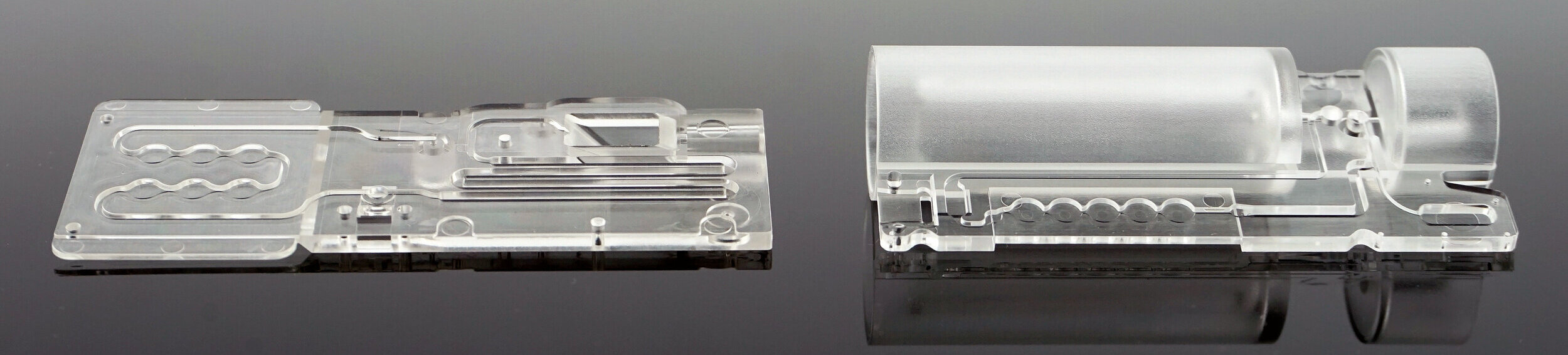 mikrofluidische Bio-Chips (Lab-on-a-Chip) gefertigt im Spritzguss - KUZ