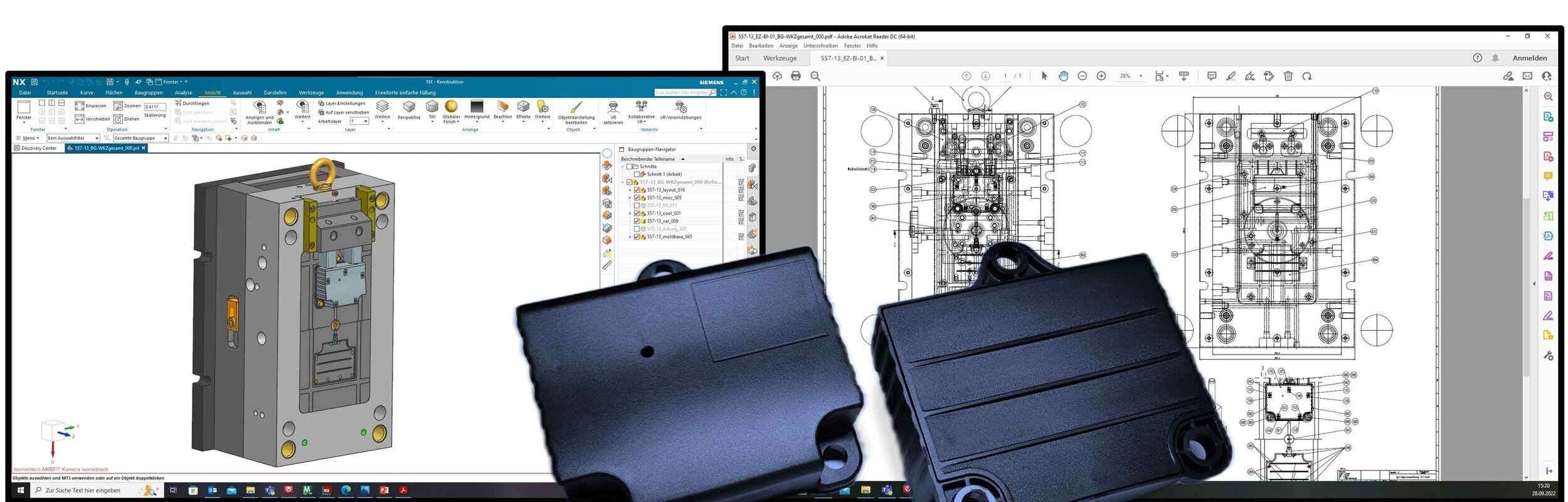 3D-CAD Werkzeugkonstruktion - Gipris-Gehäuse - KUZ